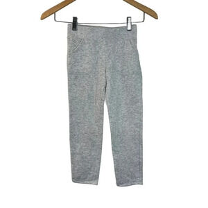 Athletic Works Girls Gray Sweatpants Size Small 6 Pockets Elastic Waist Comfort